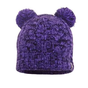 DexShell Waterproof Kids Beanie Cable Twin PomPom - Purple