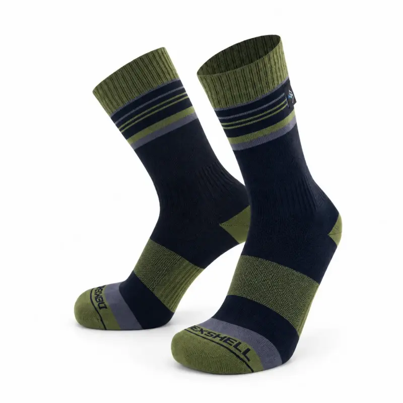 DexShell Waterproof Socks Thermlite in Olive Green