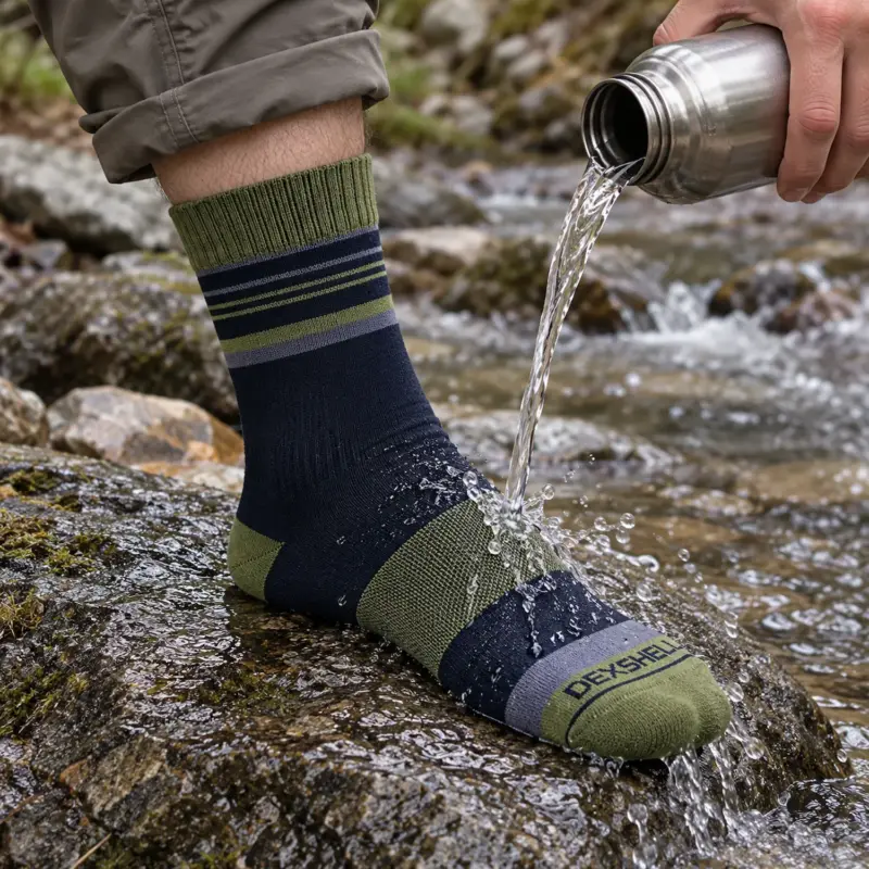 DexShell Waterproof Socks tested on the spot